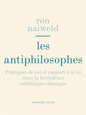 cover image of Les antiphilosophes